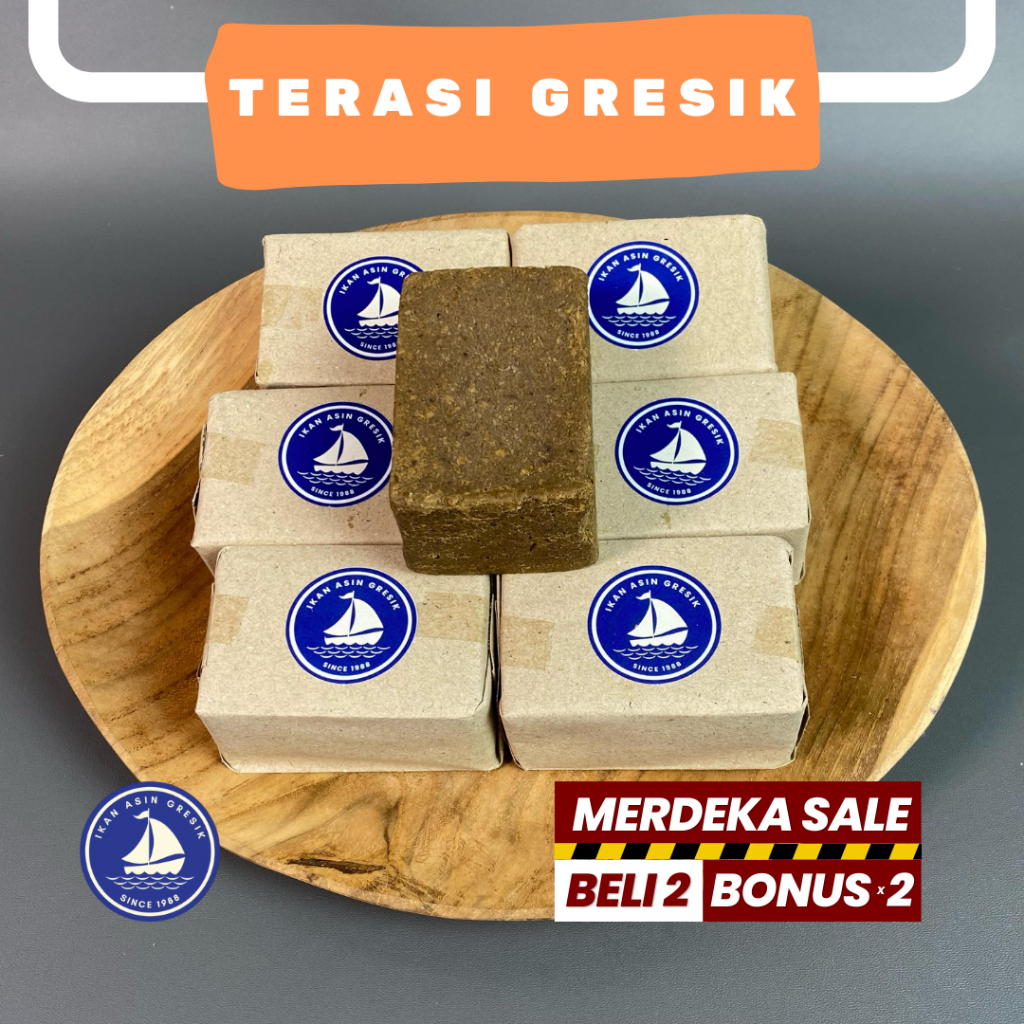 

Ikan Asin Gresik Terasi Udang Rebon Khas Gresik berat 100 gram