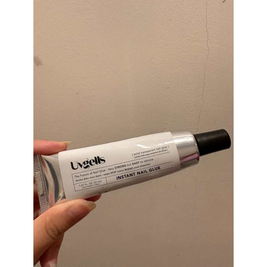 

preloved instant nail glue uv gells lem press on nails