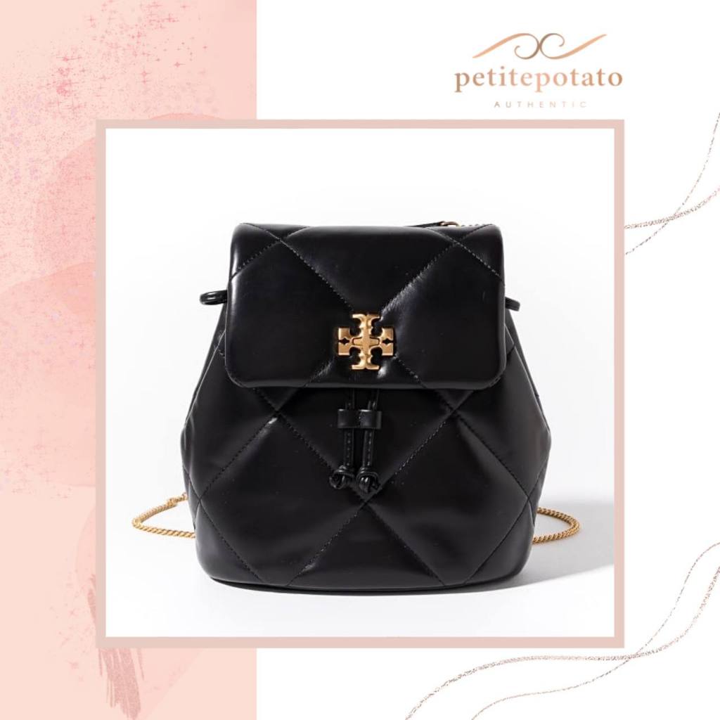 TAS RANSEL BRANDED WANITA TORY BURCH KIRA DIAMOND QUILTED MINI BACKPACK