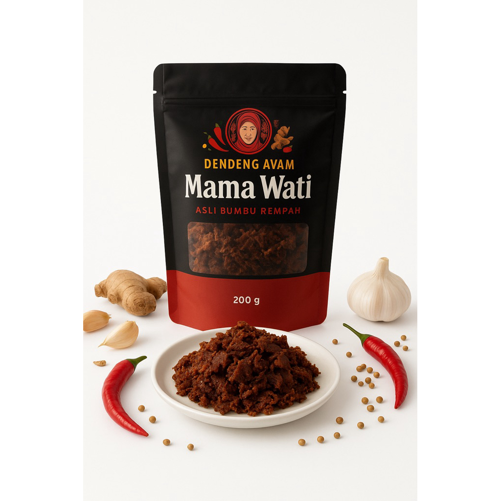 

Dendeng Ayam Mama Wati 200g – Dendeng Ayam Pedas Manis Asli Bumbu Rempah Tanpa Pengawet”