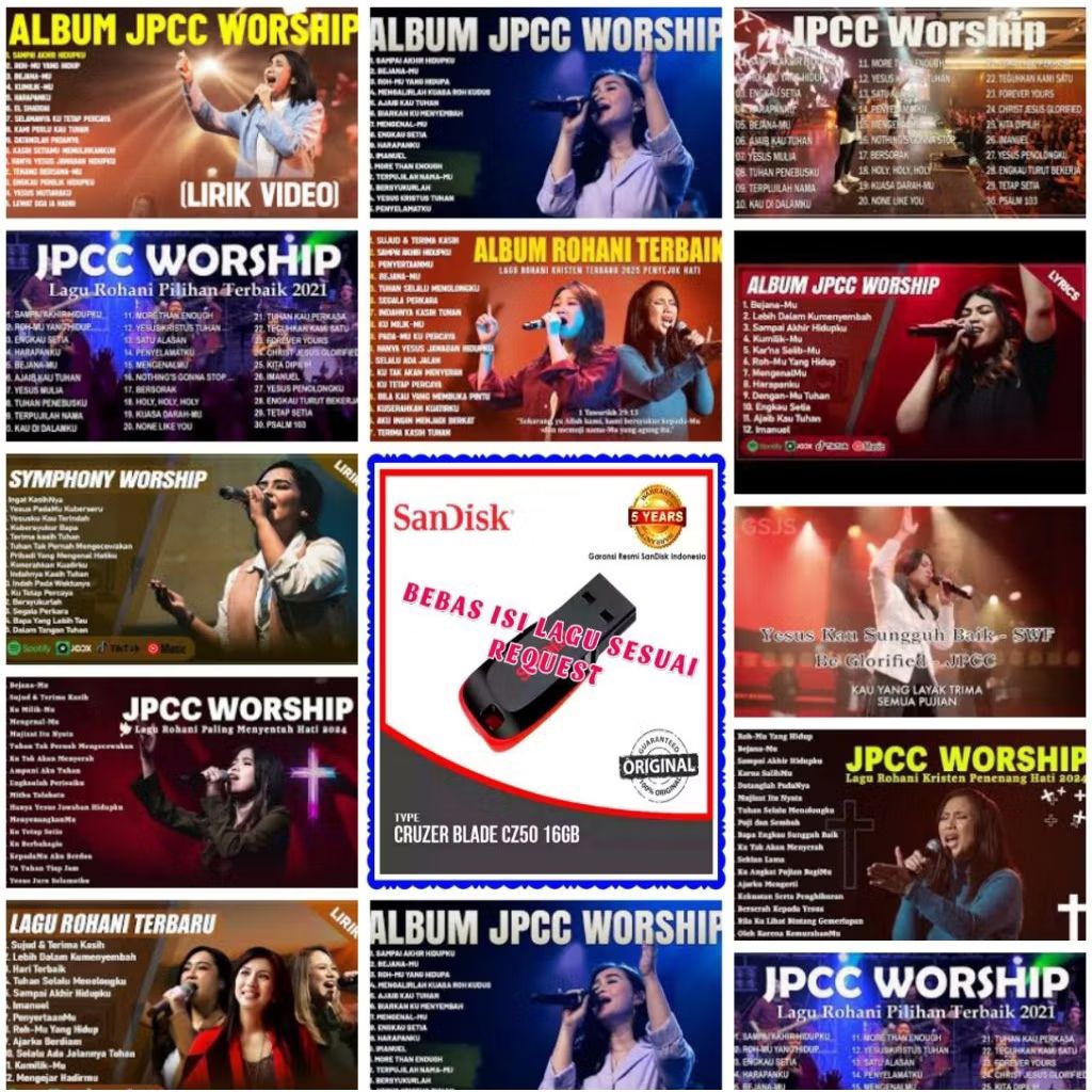 USB MOBIL MUSIK MP3 LAGU WORSHIP TERBARU DAN TERPOPULER - USB FULL LAGU PENYEJUK HATI - LAGU ROHANI 