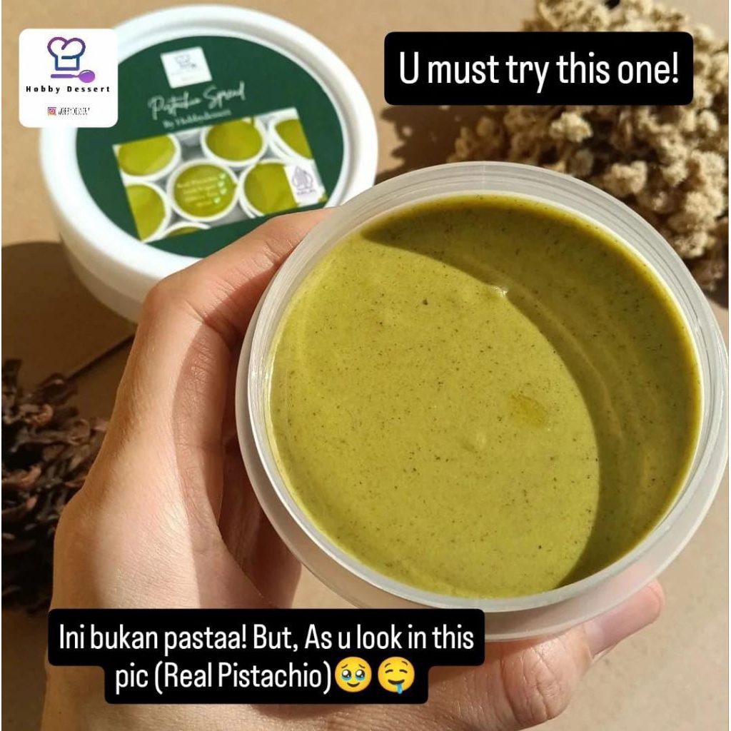 

(READY SIAP KIRIM Pistachio Spread 200g HALAL) | SELAI KACANG PISTACHIO