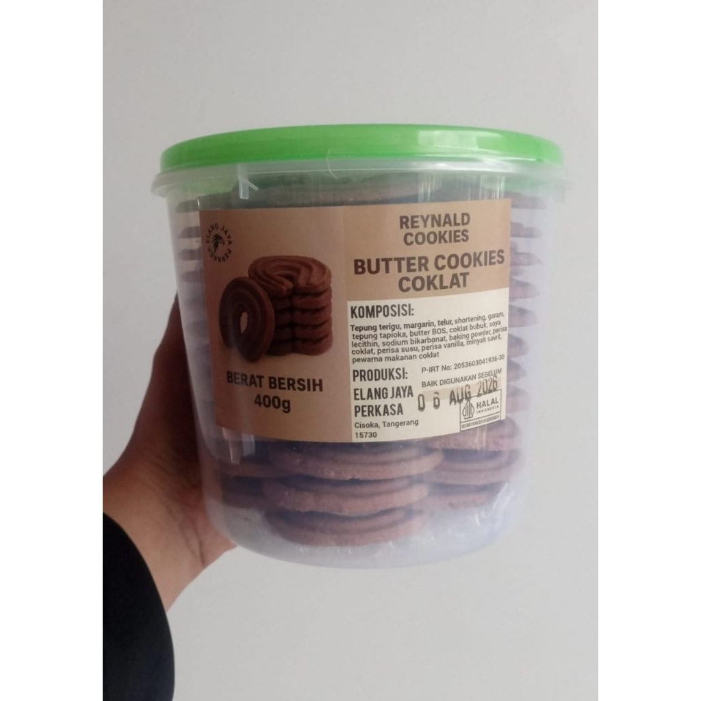 

Reynald Cookies Butter Cookies Coklat 400gr