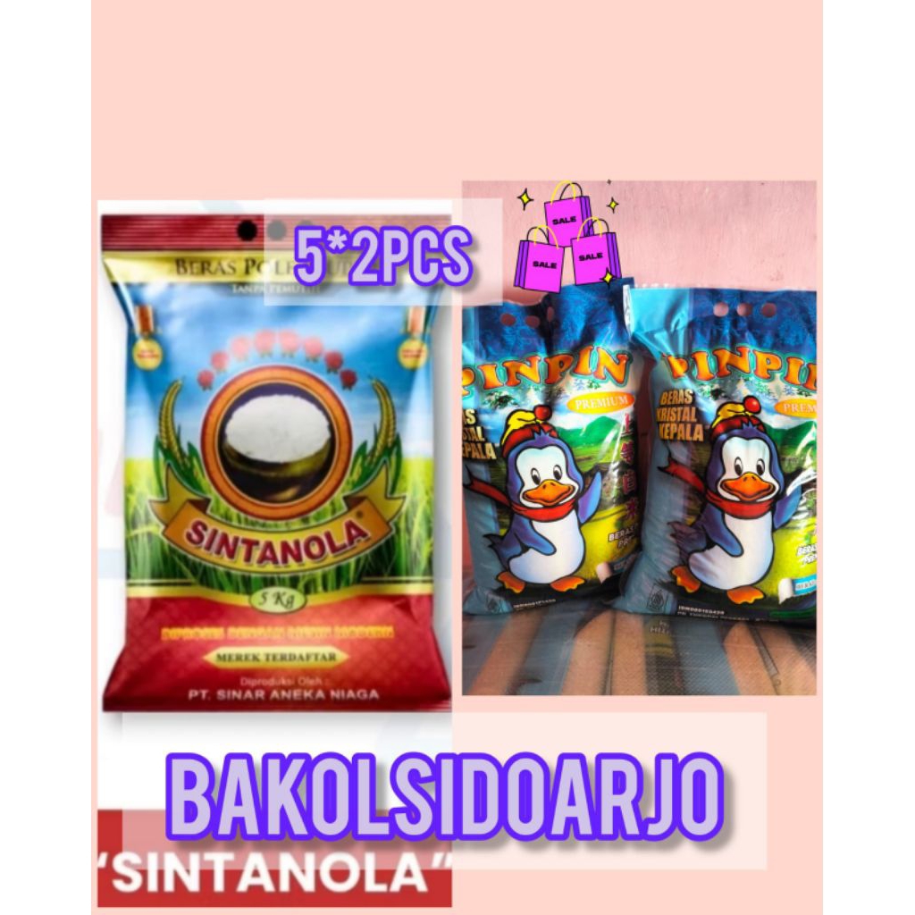 

BERAS PINPIN & SINTANOLA 5*2PCS INDOMIE GULAPOLOSAN