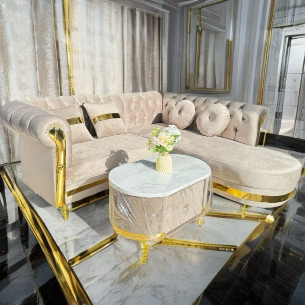 Sofa Dahlia Slonjor / Sofa Ruang Tamu / Sofa Kekinian / Bergaransi