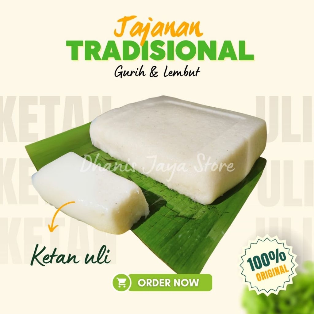 

ULI KETAN 1KG MAKANAN TRADISIONAL
