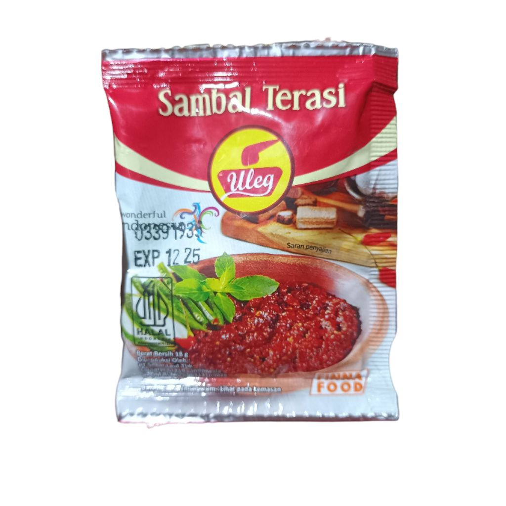 

Sambal Terasi Uleg Finna Food Sachet 18 gr Sambel Terasi Instant
