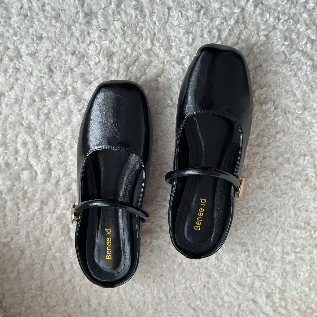 CLASSY SLOP SHOES / sepatu wanita heels slop kekinian