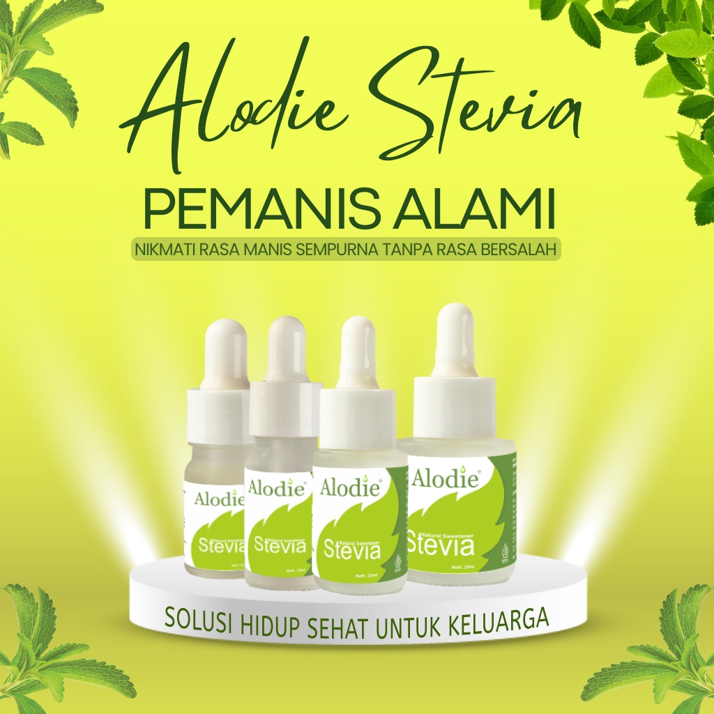 

Stevia Natural Sweetener Alodie : 5ml - 10ml - 15ml - 20ml