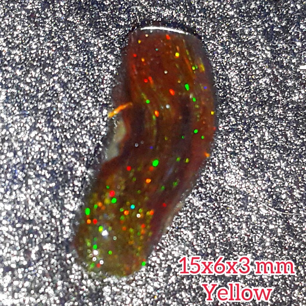 Batu Cincin Black Opal Sempur Ruyung Full Jarong Natural