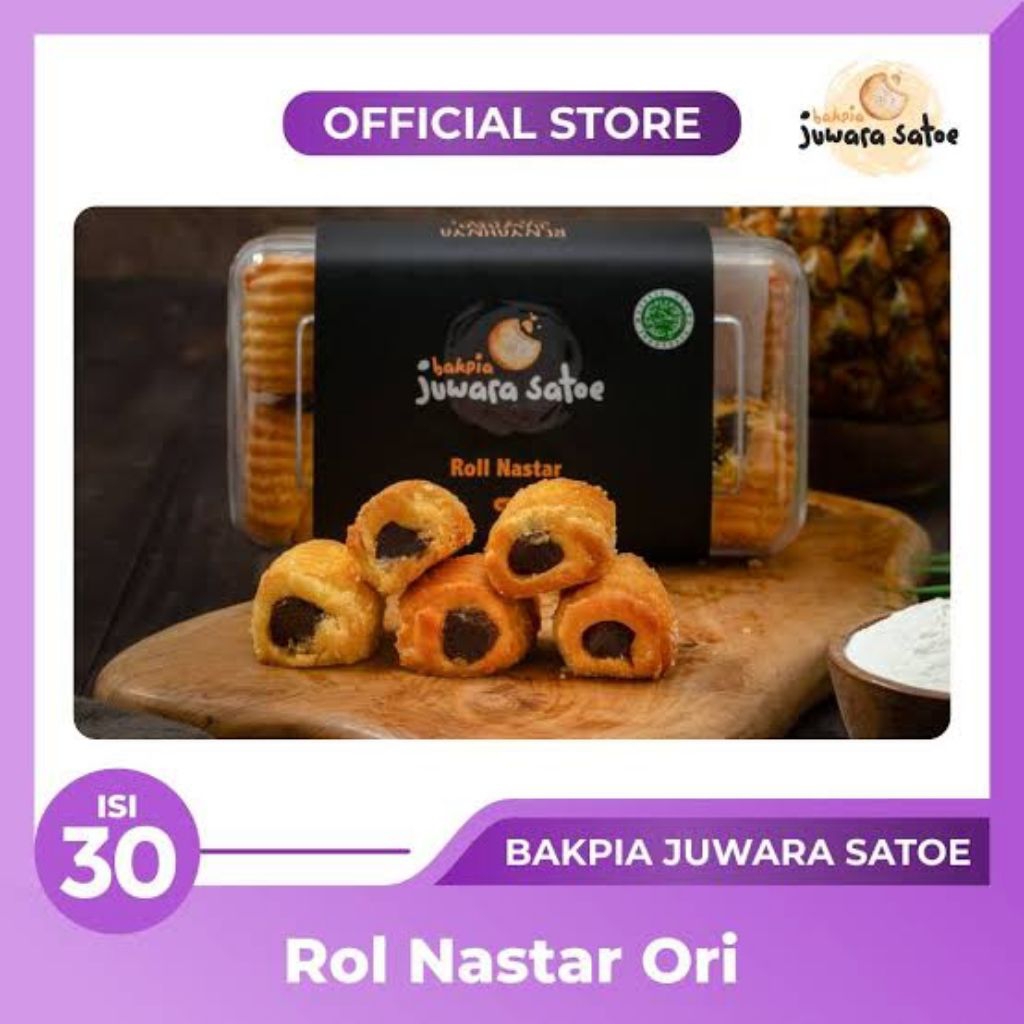 

Nastar Roll Juwara satoe Original isi 30