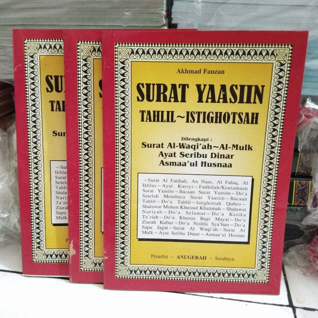 yasin tahlil dan istighotsah ukuran BESAR