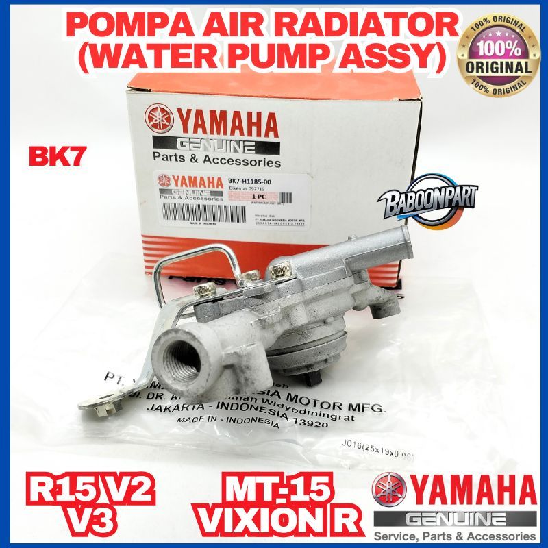 ORIGINALPOMPA AIR RADIATOR / WATER PUMP ASSY BK7 YAMAHA R15 V2, V3, MT-15, VIXION R