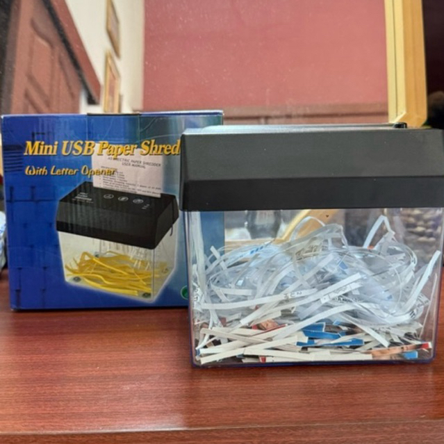 PENGHANCUR KERTAS PAPER SHREDDER - PRELOVED