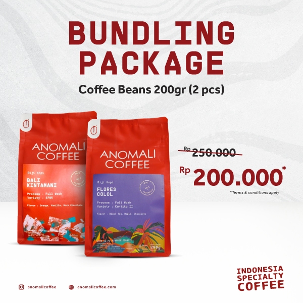 

Anomali Coffee Paket Biji Kopi Indonesia - 2 Pouch - 200 gram