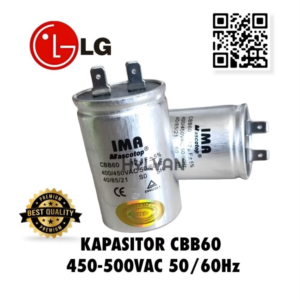 KAPASITOR MESIN CUCI LG 1 TABUNG TOP LOADING