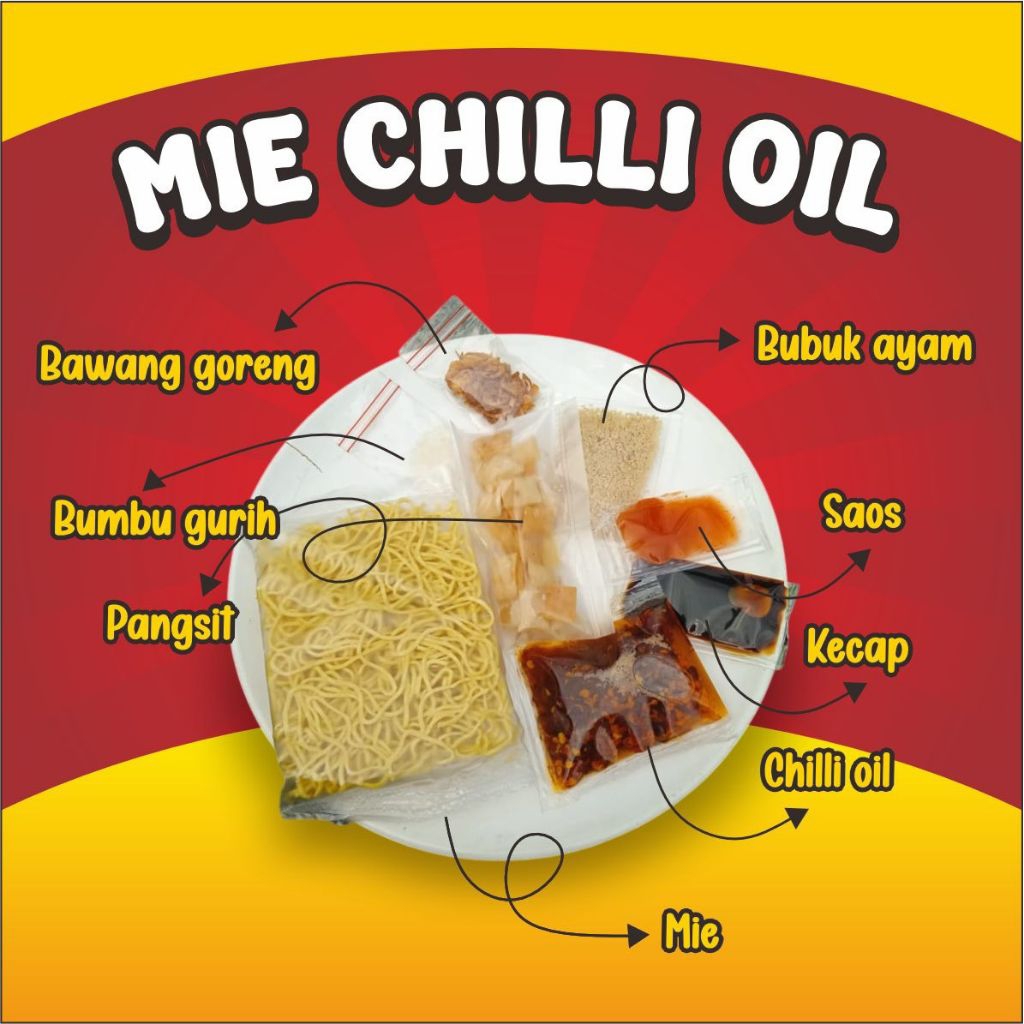 

Mie chilli oil/mie level