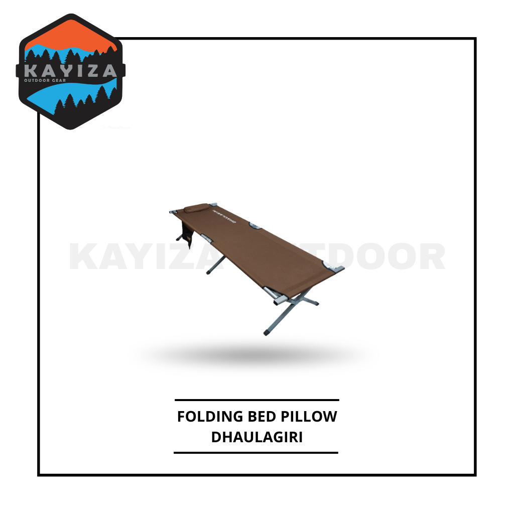 Folding Bed Dhaulagiri Portable Outdoor - Tempat Tidur Lipat TNI Brimob Velbet Tandu Evakuasi TNI