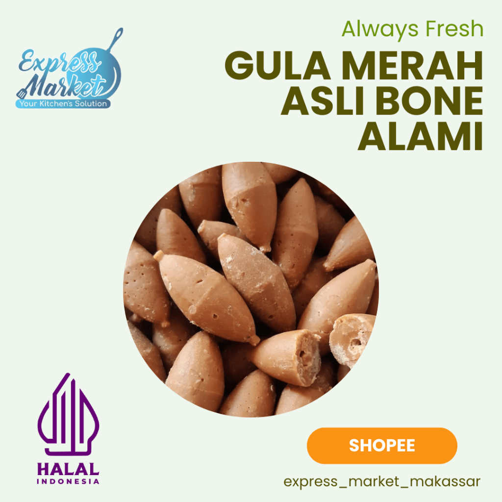 

Gula Merah Asli Bone Alami Tanpa Pengawet