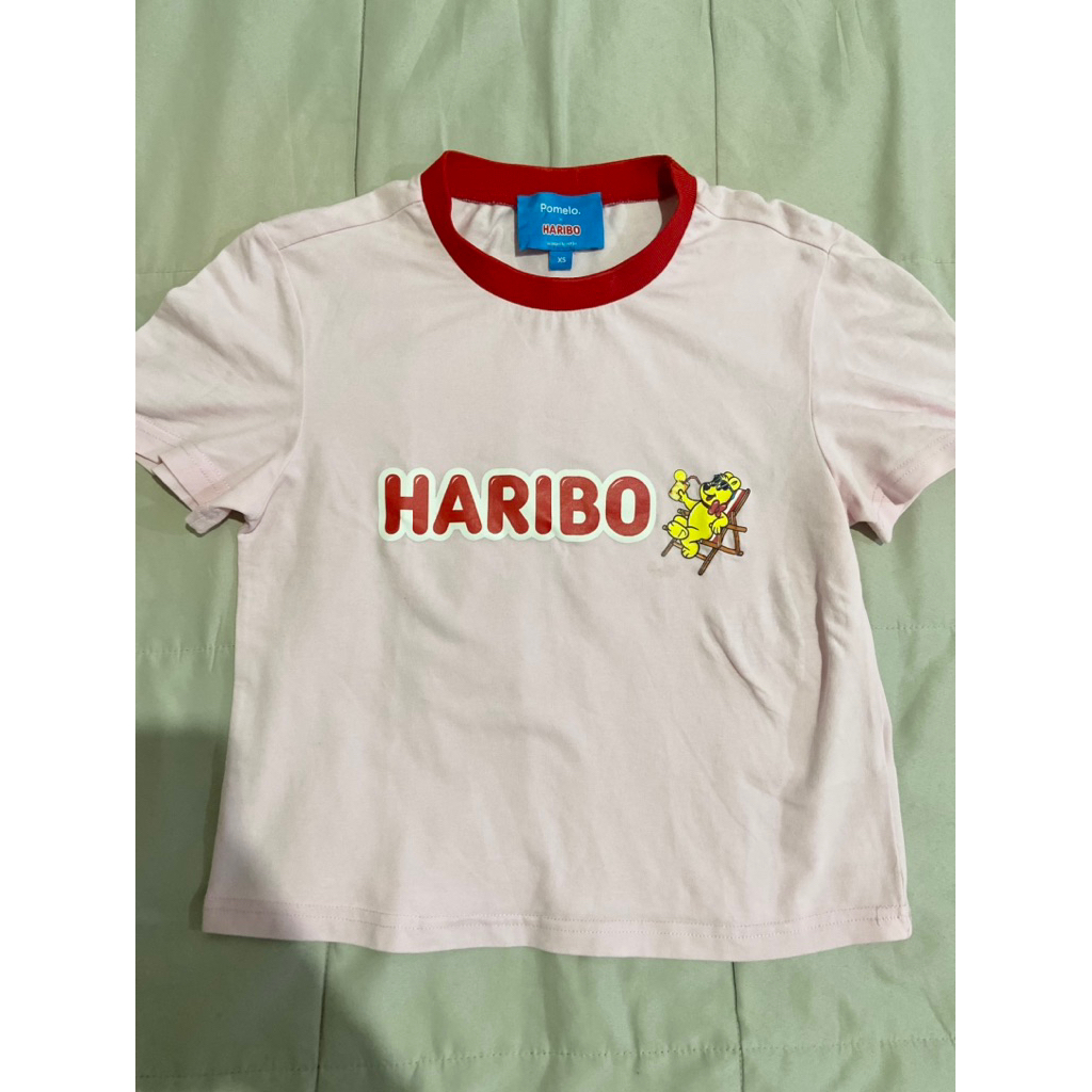 PRELOVED Like New ツ Pomelo X Haribo Baby Pink Crop Top