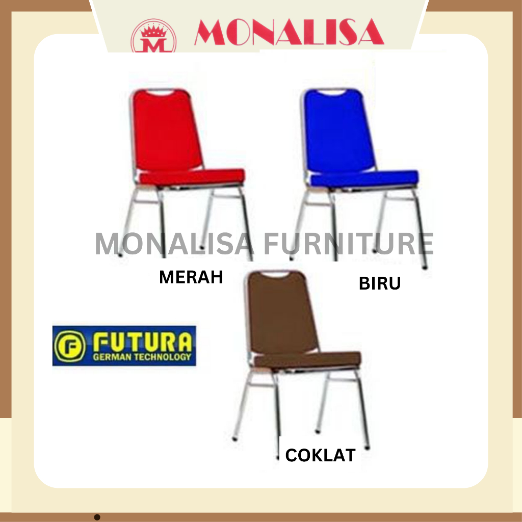 KURSI SUSUN SERBAGUNA FUTURA ORI KUALITAS TERJAMIN / KANTOR  /ACARA /BELAJAR/EVENT