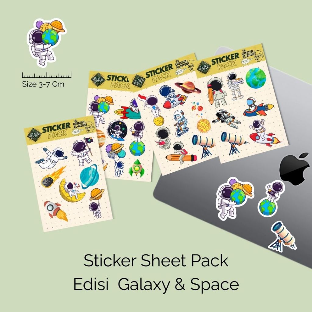 

Stiker Pack Galaxy & Space Ukuran 6 - 8 cm - High Quality & Waterproof Vol 1