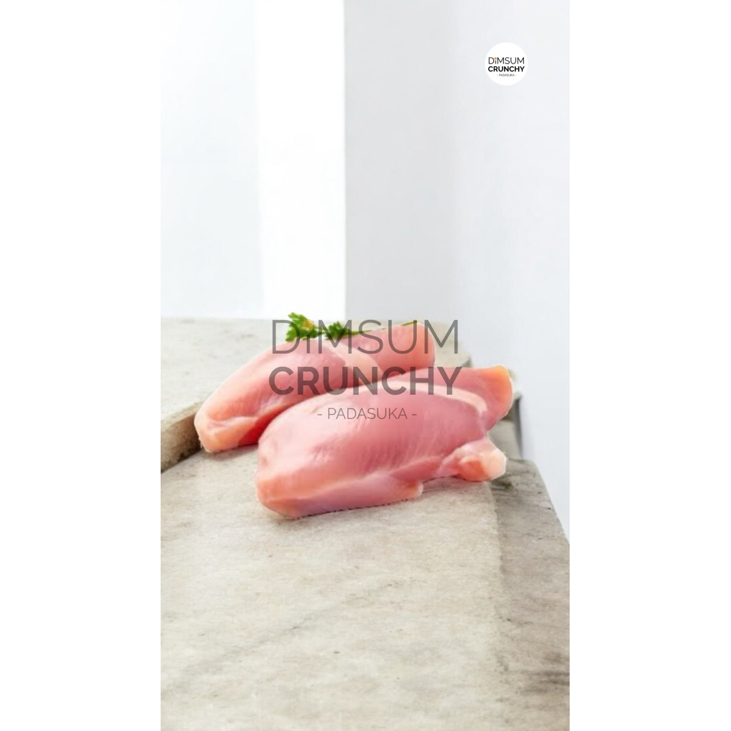

Paha Ayam Fillet Tanpa Tulang Boneless Segar / Fresh Chicken Thigh Fillet 1kg & 500gr | Brand Dimsum Crunchy Padasuka