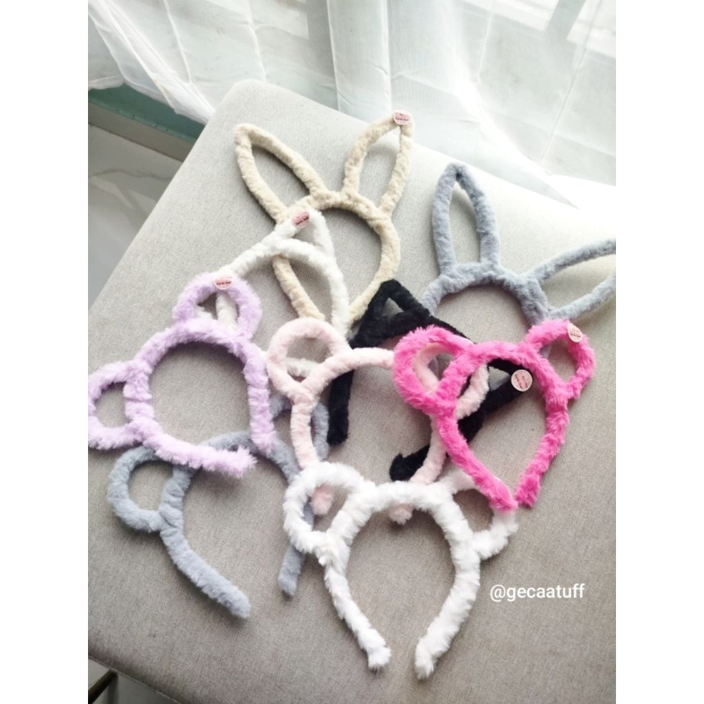 bando anak, bando kelinci, bando bulu, bando kucing, bando lucu