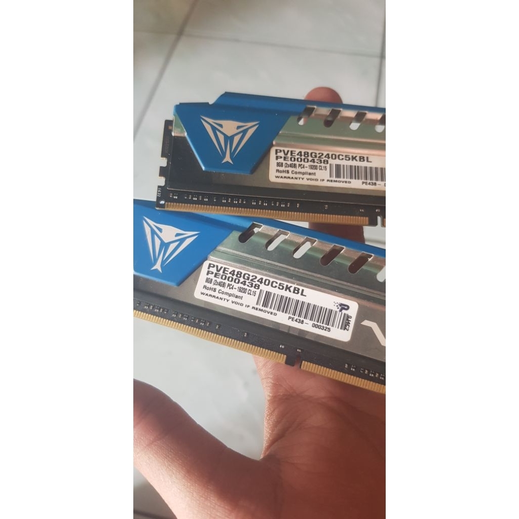 Patriot Viper Elite Blue 8GB (2x 4GB) DDR4 2666MT/s Desktop RAM PVE48G266C6KBL