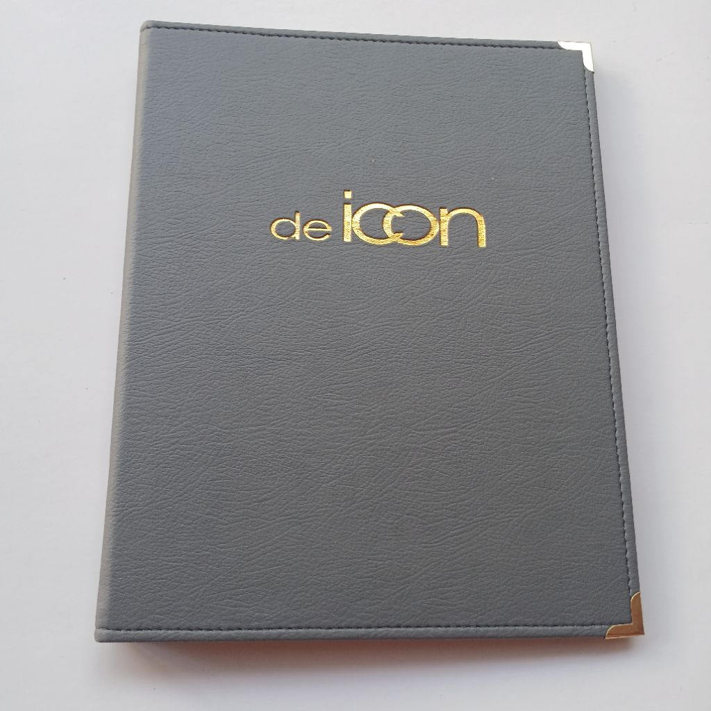 

cover menu resto caffe hotel dll logo di embos