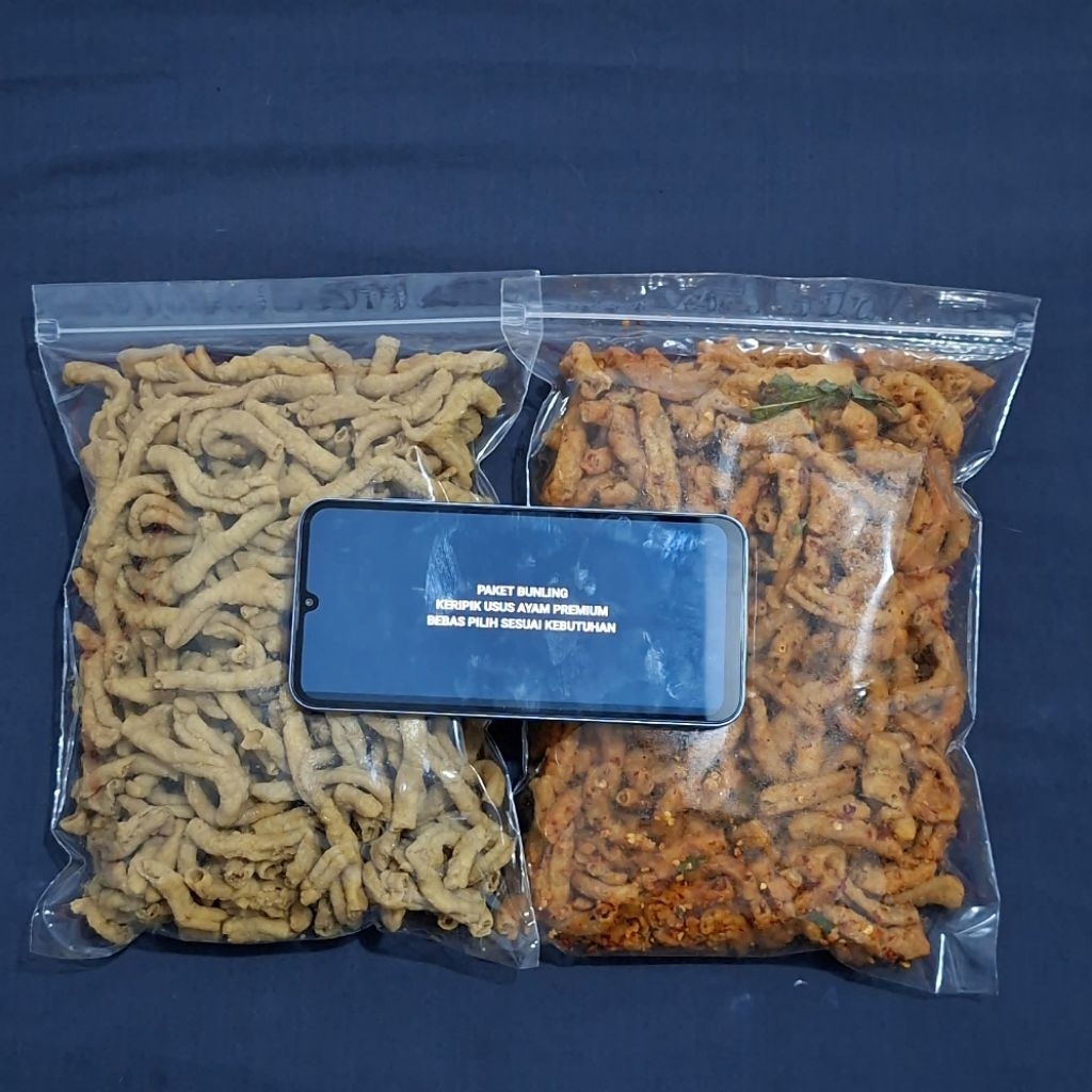 

PAKET BUNLING keripik usus ayam premium 1kg - AYY official