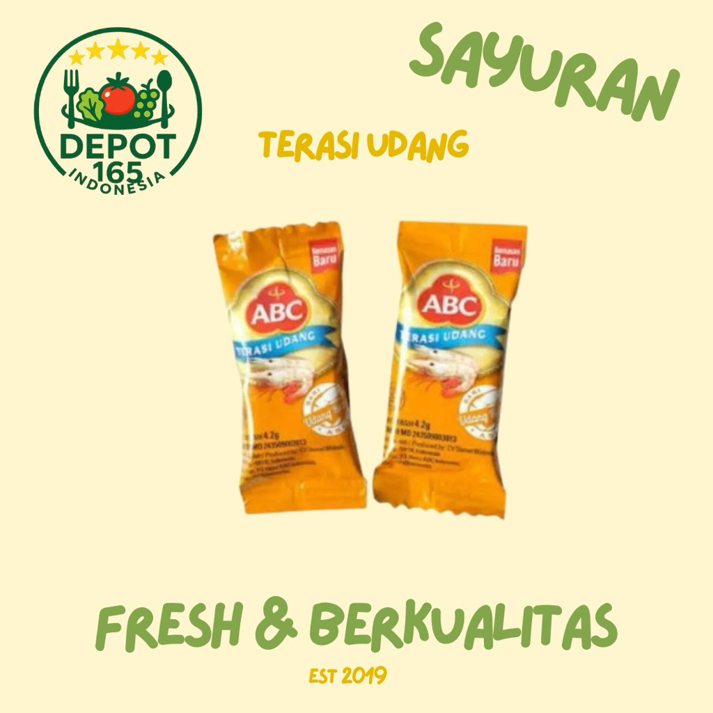 

TERASI UDANG ABC 1 pcs DEPOT 165 INDONESIA | SURABAYA