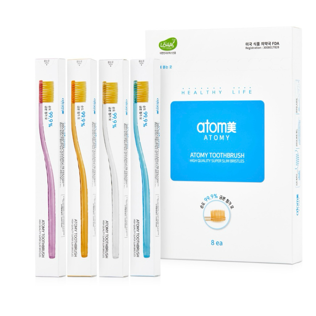 ATOMY TOOTHBRUSH SET / SIKAT GIGI ISI 8pcs