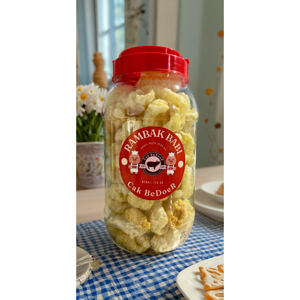 

Rambak Babi Premium Gurih Renyah – 100% Kulit Babi