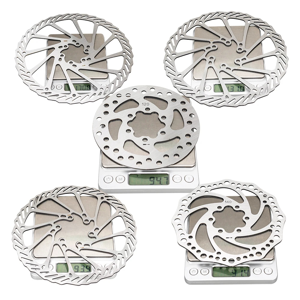 Cakram Rem Sepeda MTB Road Bike Disc Brake Rotor Stainless Steel 120-203mm 6 Bolts