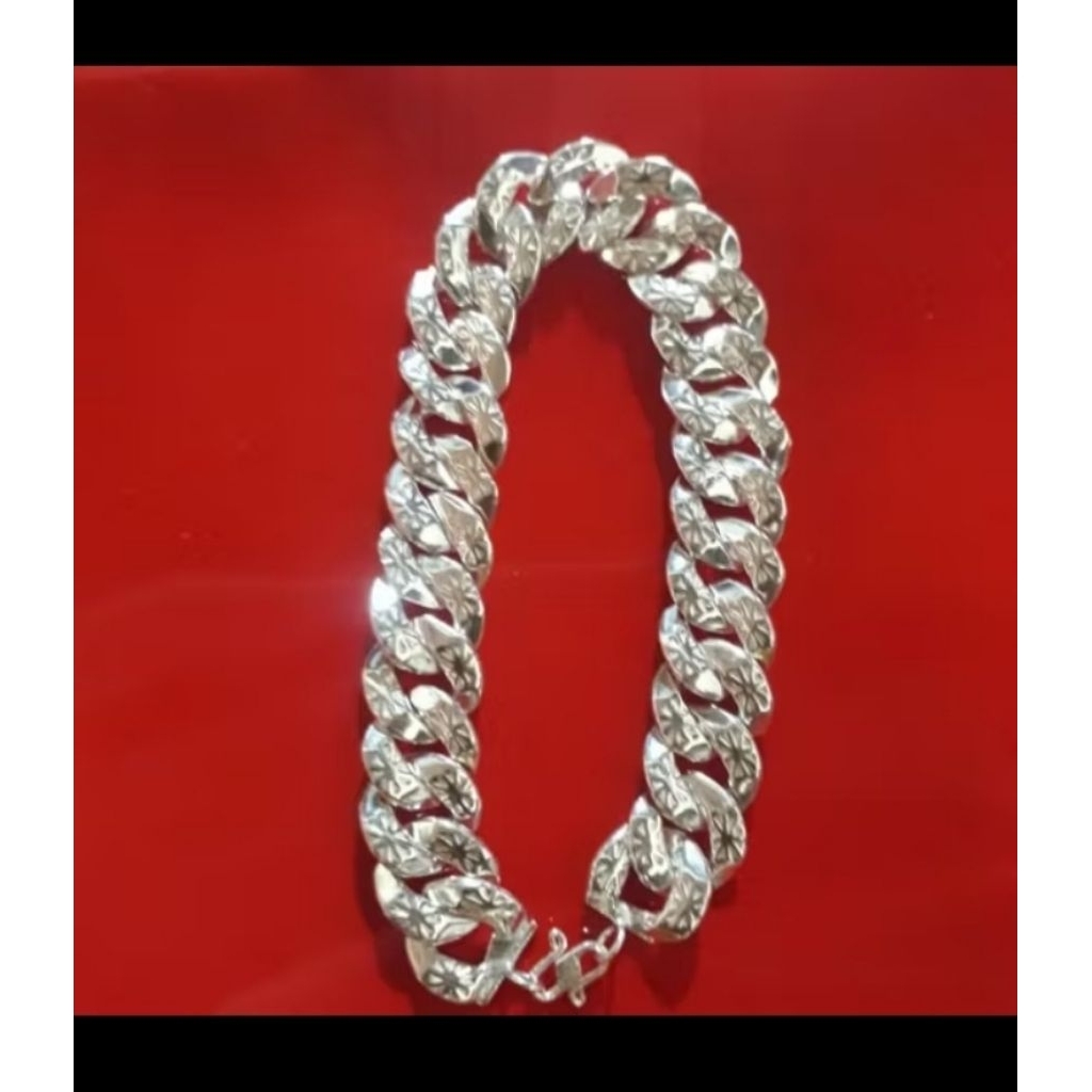 GelangSisikNagaPerakAsliSingkut