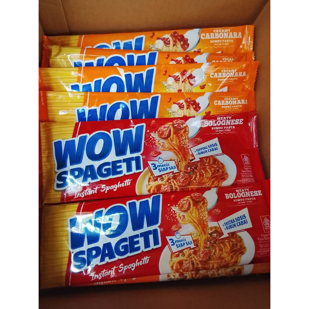

WOW SPAGETI BOLOGNESE/CARBONARA
