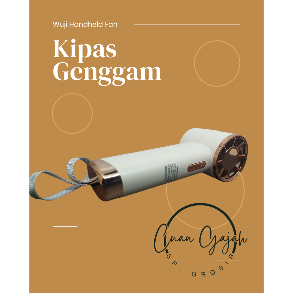 Kipas Genggam Portable Wuji Handheld Turbo Fan Digital