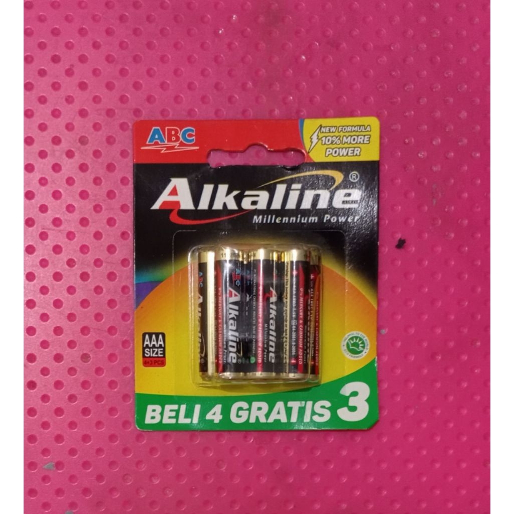 Baterai Alkaline AAA isi 7