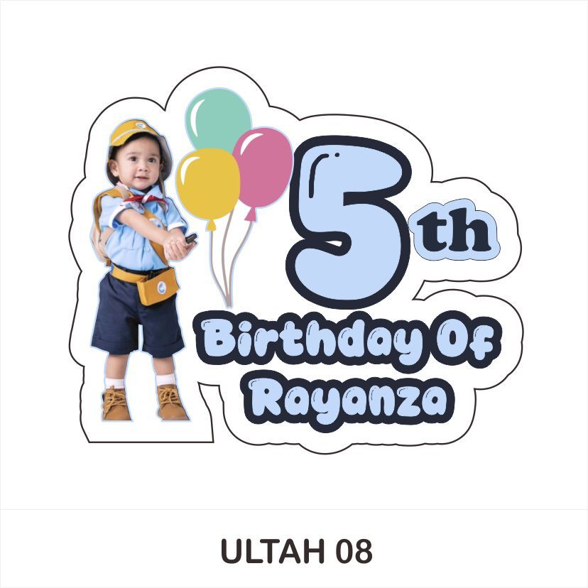 

[40PCS] Stiker Ultah Anak Ulang Tahun Foto Cutting V.2