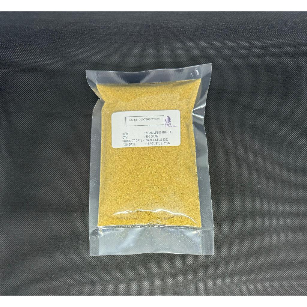 

Adas Manis Bubuk 100gram Murni/Fennel Powder Pure Asli 100%