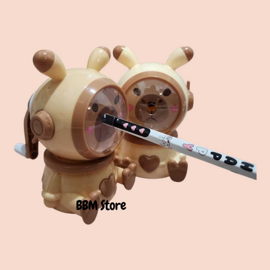 

RAUTAN / Serutan pencil putar MURAH KARAKTER capybara/rautan pensil kapibara/sharpener capybara