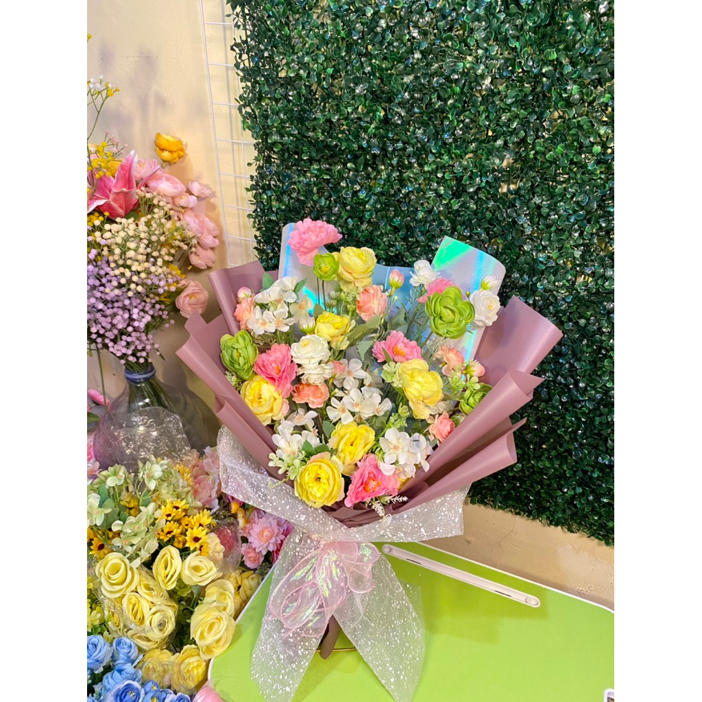 Buket Bunga Artificial Tangerang| buket hadiah wisuda cantik