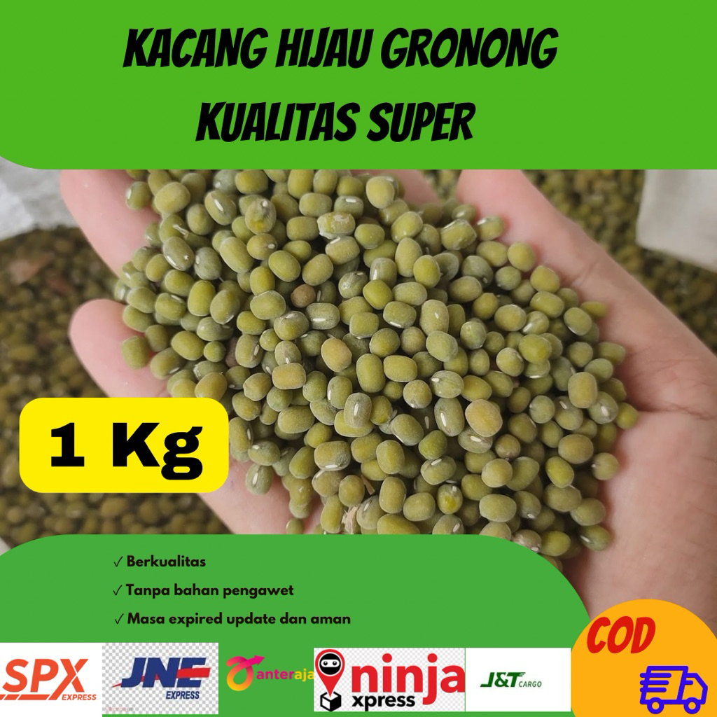

( 1 Kg ) PROMO KACANG HIJAU GRONONG KUALITAS SUPER