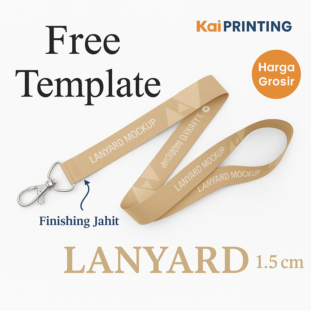 

LANYARD CUSTOM UK 2,5 CM BISA SATUAN EXPRESS