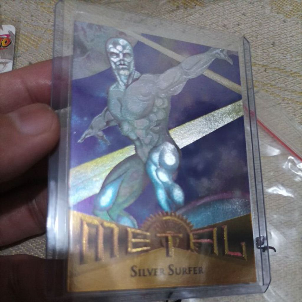 Kartu Marvel METAL SILVER SURFER | SUPER RARE
