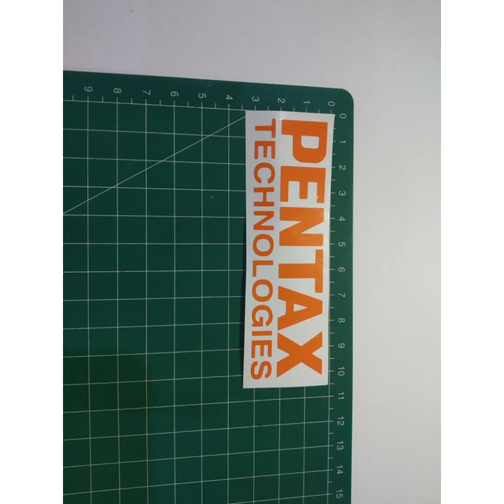 

stiker cutting pentax