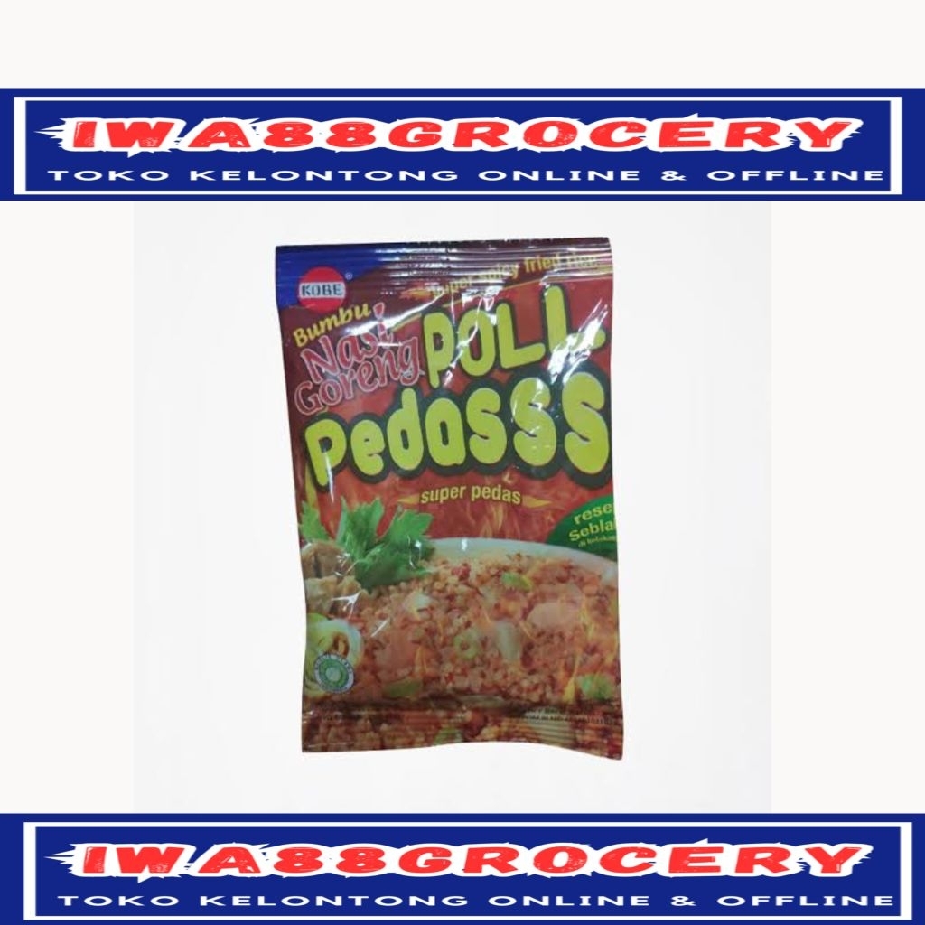 

kobe poll pedasss bumbu nasi goreng 20gr