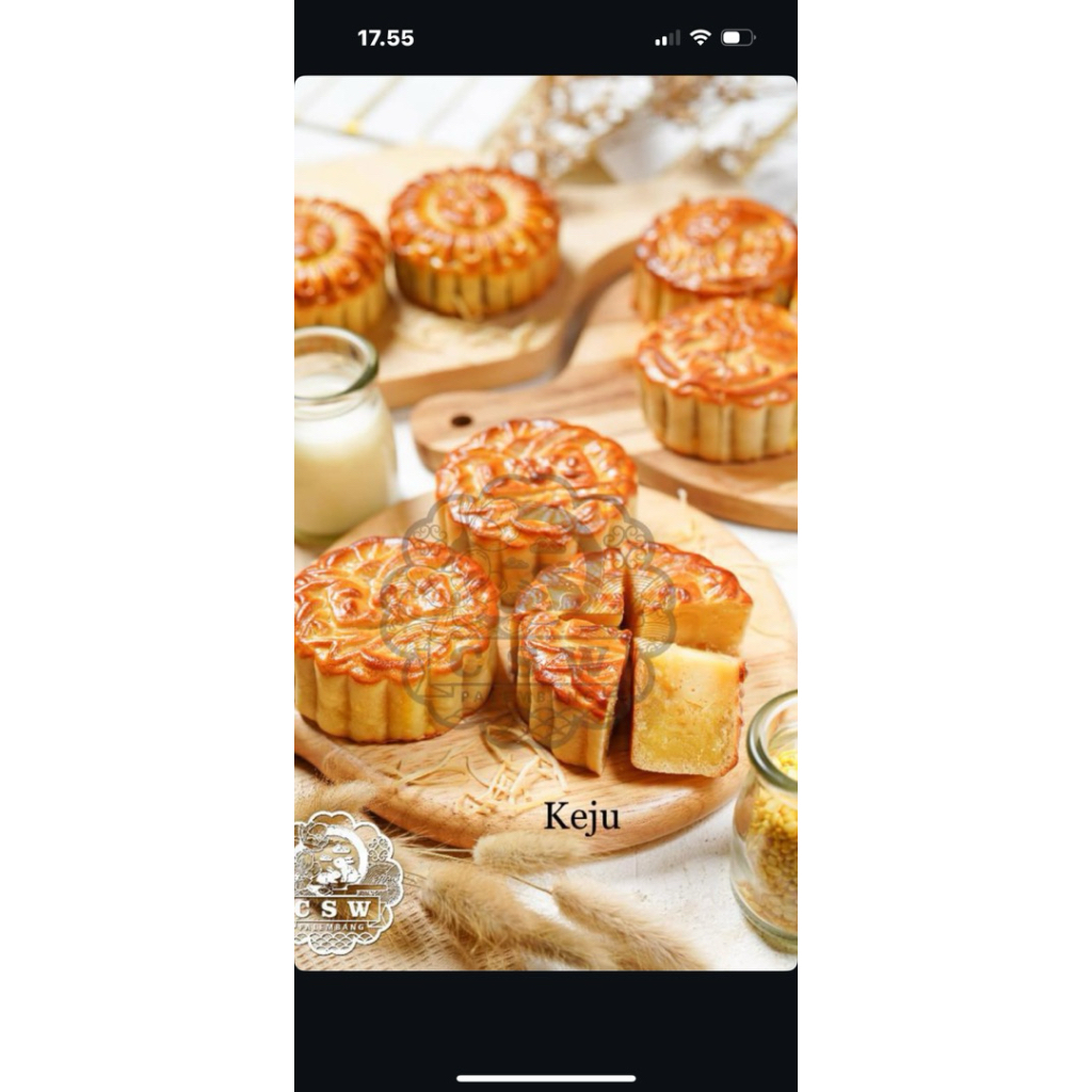

citra sari wangi mooncake kue bulan palembang isi 4 pcs