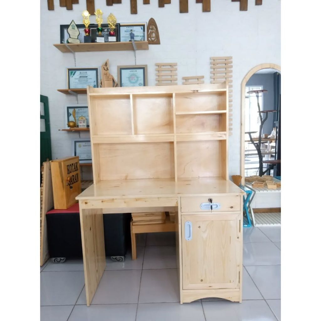meja rias/meja belajar/meja kerja kayu jati belanda serbaguna